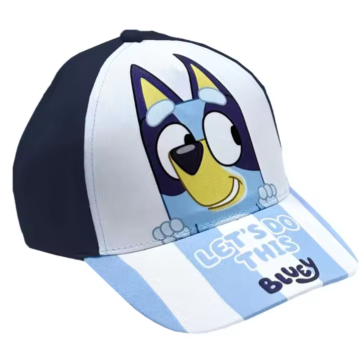 Gorra Bluey Infantil Niño Suncity Azul Ajustable Playa - Ropa Textil Varias Tallas - Disney Producto Oficial - 1