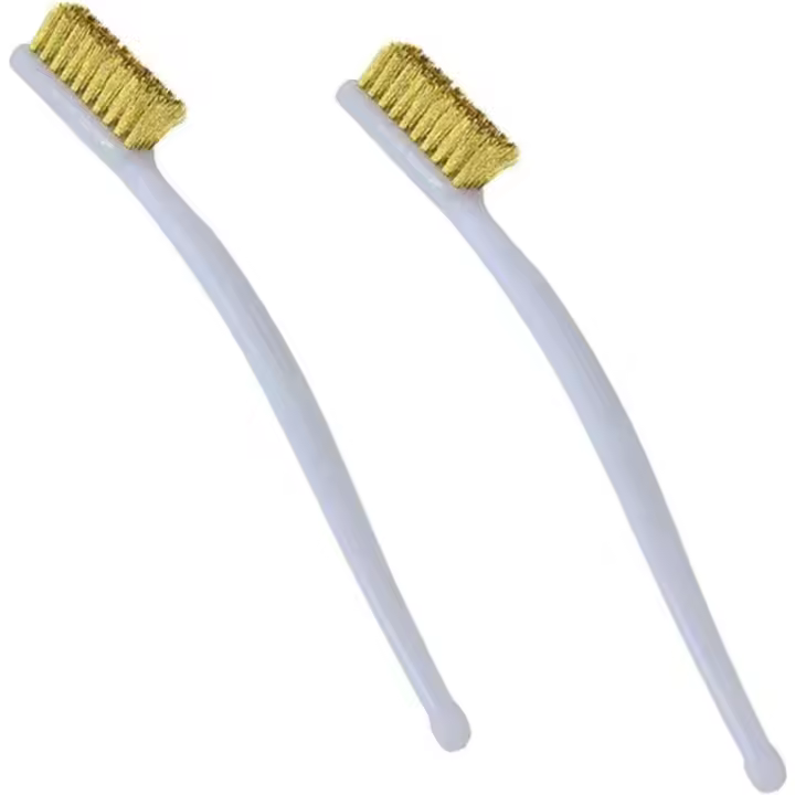 2 Pièce Mini Brosses Métallique,Brosse à Gratter En Acier Inoxydable Pour le nettoyage des scories de soudure, de la rouille- - 1