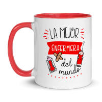 Taza de cerámica personalizada regalo "La Mejor Enfermera del Mundo" - Marca Pixel! - details 3