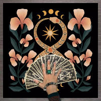 Mantel De Taro Con Doce Constelaciones Y Cielo Estrellado 1pc Decoración De Juego De Tarot Estilo Moderno Poliéster 100% - details 77