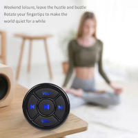 Kebidu Steering Wheel Music Player Control Remoto Inalámbrico Bluetooth Botones Multimedia Para Android IOS Smartphone Kit Para Coche - details 3
