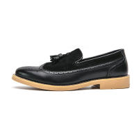 Zapatos De Liderazgo Elegante Para Hombre Casual Formal Slip-on Loafers De Cuero Tassel Para Noche Fiesta Boda Zapatos De Velada - details 1