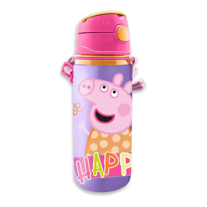 Cantimplora 600 ml. con asa Peppa Pig PP17065 PEPPA PIG KIDS LICENSING - 1