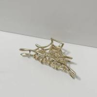 Pinza Para El Pelo De Halloween Con Diseño De Red De Araña Y Pez Grande Accesorio Creativo De Metal Aleación Para Mujer - details 6