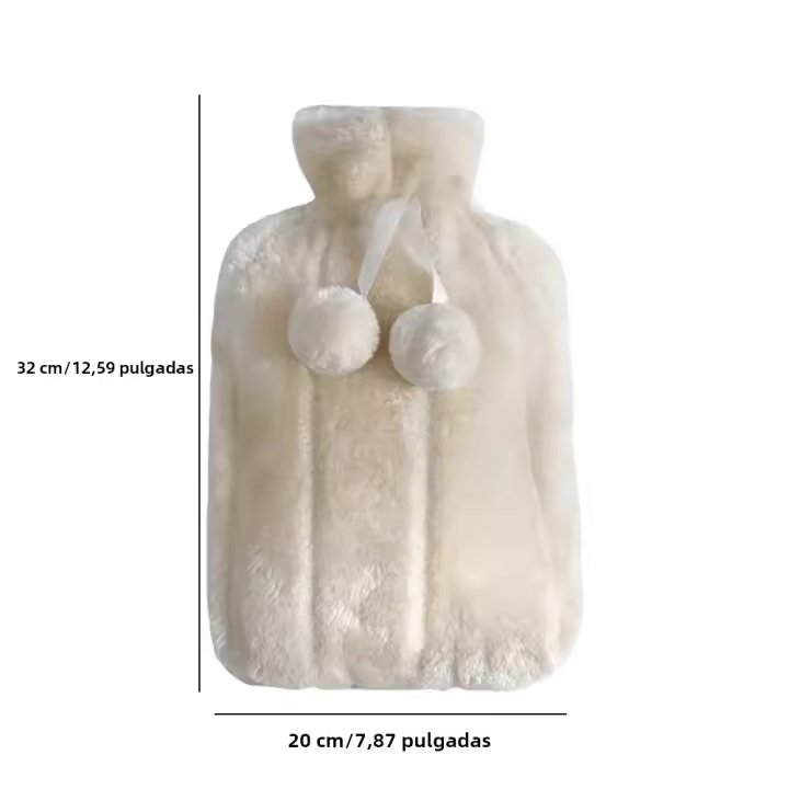 Bolsa De Agua Caliente 1000-2000ml Para Mujer Cubre El Estómago Manos Y Pies Mantener Caliente Funda De Botella De Agua Caliente PVC - 1