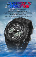 Reloj Deportivo Al Aire Libre SANDA G Estilo LED Digital Militar Resistente Al Agua Con Fecha Reloj Electrónico Para Hombre Y Mujer Cronógrafo - details 14