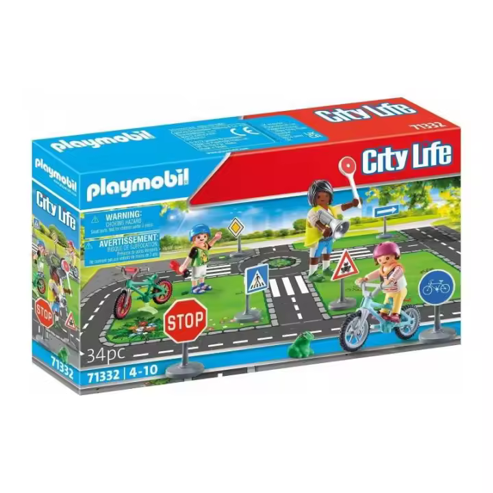 Playmobil Educación Vial Figuras para Niños 34 Piezas - 1