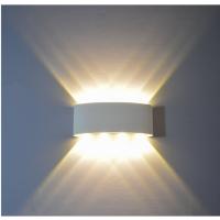 Aplique de pared interior y exterior, moderno aplique baño LED 8W lámpara de pared impermeable aluminio iluminación de pared para salón, dormitorio, pasillo, escaleras, camino. Blanco calido - details 1