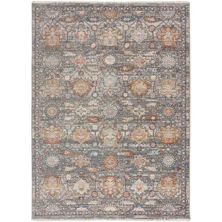 ATTICGO Alfombra de Interior Estilo Mosaico en Multicolor - Cambridge 35050 | 120X170, 133X200, 160X230, 200X290 cm - 1