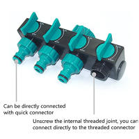 Conector De Riego Jardín 4-Maneras 1" a 3/4" a 1/2" Tornillo Europeo Válvula De Conexión De Agua Para Jardín Y Riego - details 5