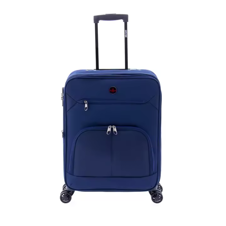Maleta cabina blanda, OFERTA VERANO, con 4 ruedas COLECCION GIORNO 8310, maleta para avión pequeña, 4 ruedas dobles, fácil transporte, ligera, cómoda, espaciosa, amplia, JOHN TRAVEL - 1