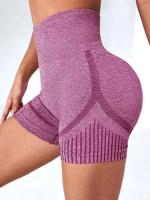 Shorts De Yoga Para Mujer Cintura Alta Fitness Running Pantalones De Gimnasio Levantamiento De Glúteos Sportswear Yoga Push up Shorts De Entrenamiento - details 33