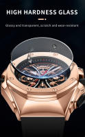 Reloj LIGE De Lujo Para Hombre Cronógrafo Resistente Al Agua Con Manos Luminosas Reloj Deportivo De Cuarzo Con Fecha Y Display Sin Números Material De Correa De Silicona - details 2