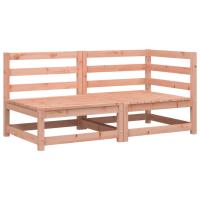 vidaXL Sofá de jardín de 2 plazas madera maciza de pino Pino natural, Pino blanco, Marrón pino Conjunto Terraza Muebles Jardín Exterior Juego de Muebles de jardín Mueble Jardín Exterior Muebles de Salon Exterior - details 3