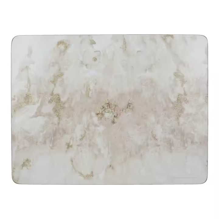 CREATIVE TOPS Juego de 6 manteles Individuales, Parte Posterior de Corcho, diseño de vinos, Gris, Blanco, Medium Placemats - 1