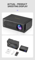 Mini portátil LED proyector De shot short 1080p HD cine en casa con cable teléfono móvil mismo soporte de pantalla 1080p - details 12