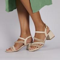 GIOSEPPO 72131 BALA Sandalias altas mujer 32348 24V SANDALIA TACON TIRAS FANTASIA OFF-WHITE - details 2