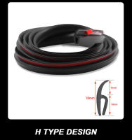 SEAMETAL Tira De Sellado Para Parabrisas Delantero De Coche Tipo H 2m Protector De Borde De Ventana Techo Impermeable Y Antiviento Relleno De Ranuras - details 4
