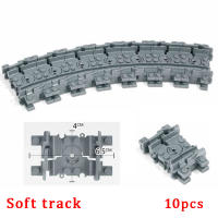 Bloques De Construcción Creativos Para Niños City Trains Tracks Flexibles Forked Recto Curvo Riel Suave Juguete De Alta Tecnología DIY - details 3