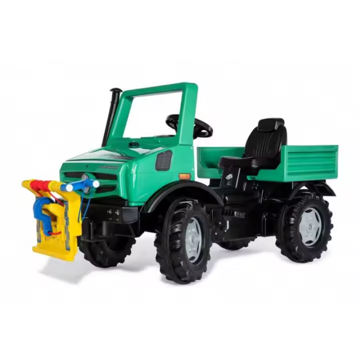 Rolly Toys Correpasillos Rollyunimog Forestal con Cabrestante y Neumáticos de Susurro - Edad 3-8 Años - 1