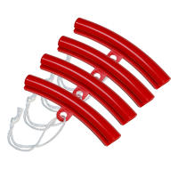 4PCS Protección De Ruedas Para Coche Rojo Guardabarros De Rines Protector De Neumáticos Accesorios De Reparación De Neumáticos Herramientas Automotrices - details 10