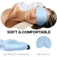 Máscara De Ojos Para Dormir 3D En Forma De Nube Cubierta De Ojo Para Dormir Ayuda Para El Sueño Tapabrisas De Ojos - details 3