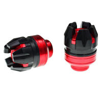 1Par De Protección De Suspensión Universal Para Motocicleta Scooter E-Bike Aluminio Copo De Nieve Delantero Protector De Caída - details 4