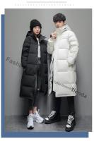Abrigo De Pollo Blanca Hinchado Para Hombres Chaqueta De Invierno Con Capucha Casual De Color Sólido Outerwear Para Parejas Ropa Exterior - details 3