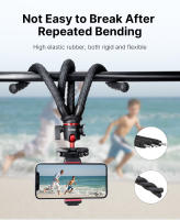 VIJIM Ulanzi MT-33 Trípode Flexible De Octopus Para Cámara De Teléfono DSLR Diseño 2 En 1 Con Soporte Para Teléfono Y Enchufe Frío Lado Con Tornillo 1/4 - details 4