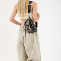 Bolsa De Cintura Para Mujer Con Estampado De Leopardo Bolso De Pecho De Moda Bolsa Cruzada De Hombro Sencilla Bolsa De Teléfono Para Dama - details 6