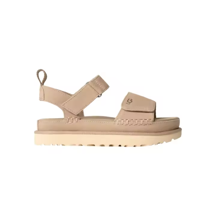Sandalias UGG  GoldenStar de Ante conTira Ajustable con Velcro Color Beige - 1