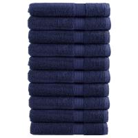 vidaXL Toallas premium 10 uds 100% algodón 100x200 cm 600 gsm Color Morado,  orange,  Negro y mas - details 7