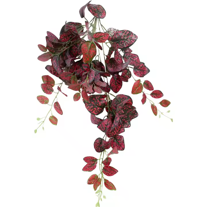 Poenia Arte Floral - Rama de Hoja de Perilla Colgante - 82cm - 2pcs - Flores y Plantas Artificiales - 1