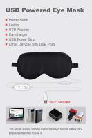 Máscara Caliente Para Los Ojos USB Reutilizable Masajeador De Ojos Para Dormir Cuidado De Los Ojos Anti Bags Y Arrugas - details 5
