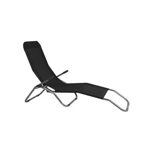 LIFETIME Tumbona Negra de Playa 187 x 60 x 93cm - LIFETIME, Material Resistente - 73199  Muebles y Complementos para el Jardín Sillas Jardin - 1