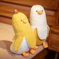 Muñeco De Peluche Creativo De Banano Pato 50cm/70cm Suave Algodón Para Decoración De Sofa Cama Regalo Para Niñas - details 16