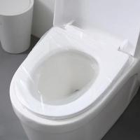 50pcs Cubierta De Inodoro Desechable Portátil Viaje Seguro Almohadilla De Asiento De Baño Impermeable Suministros De Baño - details 4