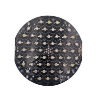 Lámpara De Escenario Reparación Piezas Coloridas 54x3w RGBW 54 LED Funda De Aluminio Handkerchieflamp Placa LED Incluida Fuente De Alimentación DC - details 1