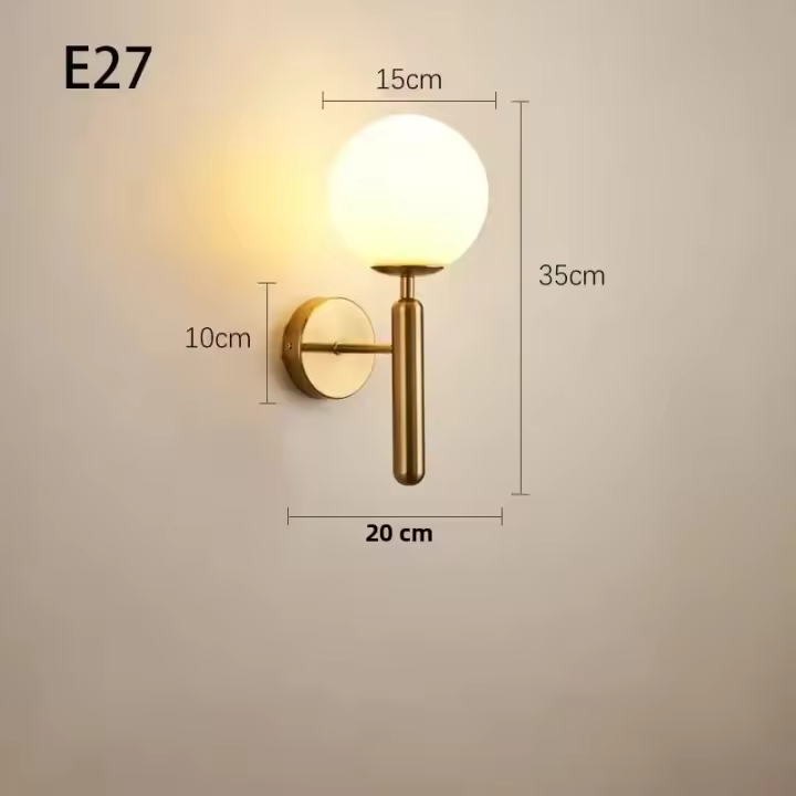 Lámpara De Pared LED Moderna Para Iluminación Interior De Hotel Baño Dormitorio Sala De Estar Decoración Hogar Fijación En La Pared Luz Sconce - 1