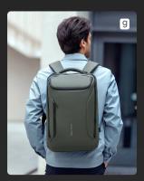 Mochila De Negocios impermeable para hombre, morral de viaje para ordenador portátil con carga USB, se adapta a ordenador portátil de 17 pulgadas y equipo técnico - details 7