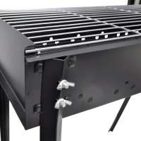 vidaXL Barbacoa de carbón cuadrada con soporte - details 3