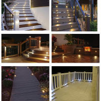 Lámpara De Pasillo Exterior 1W Mini LED Recubierta De Aluminio Impermeable Para Jardín Camino Escalera Paisaje 12V 220V - details 8