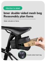 Bolsa De Bicicleta X-TIGER Mini 0.7L Portátil Impermeable Con Reflejante Para MTB Mountain Road Bike Kit De Herramientas Y Reparación - details 8
