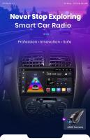 Junsun AI Voice Car Radio Stereo For Peugeot 206 CC SW 2001 2002 2003 2004 2005 2006 2007 2008 Car Auto Radio Built-In Wireless Carplay For Apple & Android Auto Automotive Multimedia Touch Screen 360 camera Car Intelligent Systems With GPS Navigation - details 0