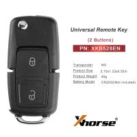 5Piezas Llave Remoto De Repuesto Estilo B5 2 Botones 2da Generación Para VVDI VVDI2 Programador Versión Inglesa XHORSE XKB528EN - details 0