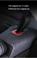 2pcs Pegatinas De Protección Para Manija De Asiento Trasero De Coche En Cuero Para Mini Electric Cooper E SE J01 EV 2024 2025 Accesorios - details 1