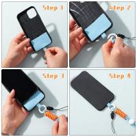 Cuerda Colgante Para Teléfono Móvil Universal Ajustable Desmontable Correa De Colgador Para Seguridad De Teléfono Unisex Material Poliéster Y Metal - details 4