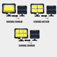 Luz Solar Recargable Con Sensor De Movimiento Exterior 1/4/6 COB Luz De Pared Impermeable Emergencia Calle Jardín Porche LED - details 15