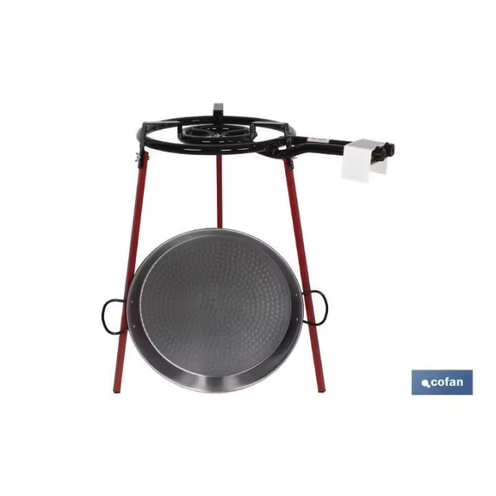 Kit paellera 46cm+quemador 40cm+ patas - 1