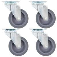 vidaXL Ruedas giratorias 4 unidades 75 mm - details 0